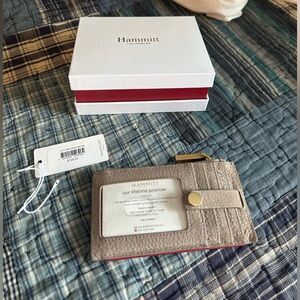 Hammitt 210 West Leather Card Coin License Wallet